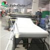 white corrugated plastic layer pads