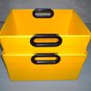 Corrugated plastic totes