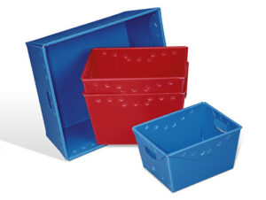 corrugated plastic tote