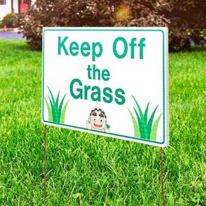 blank corrugated plastic signs