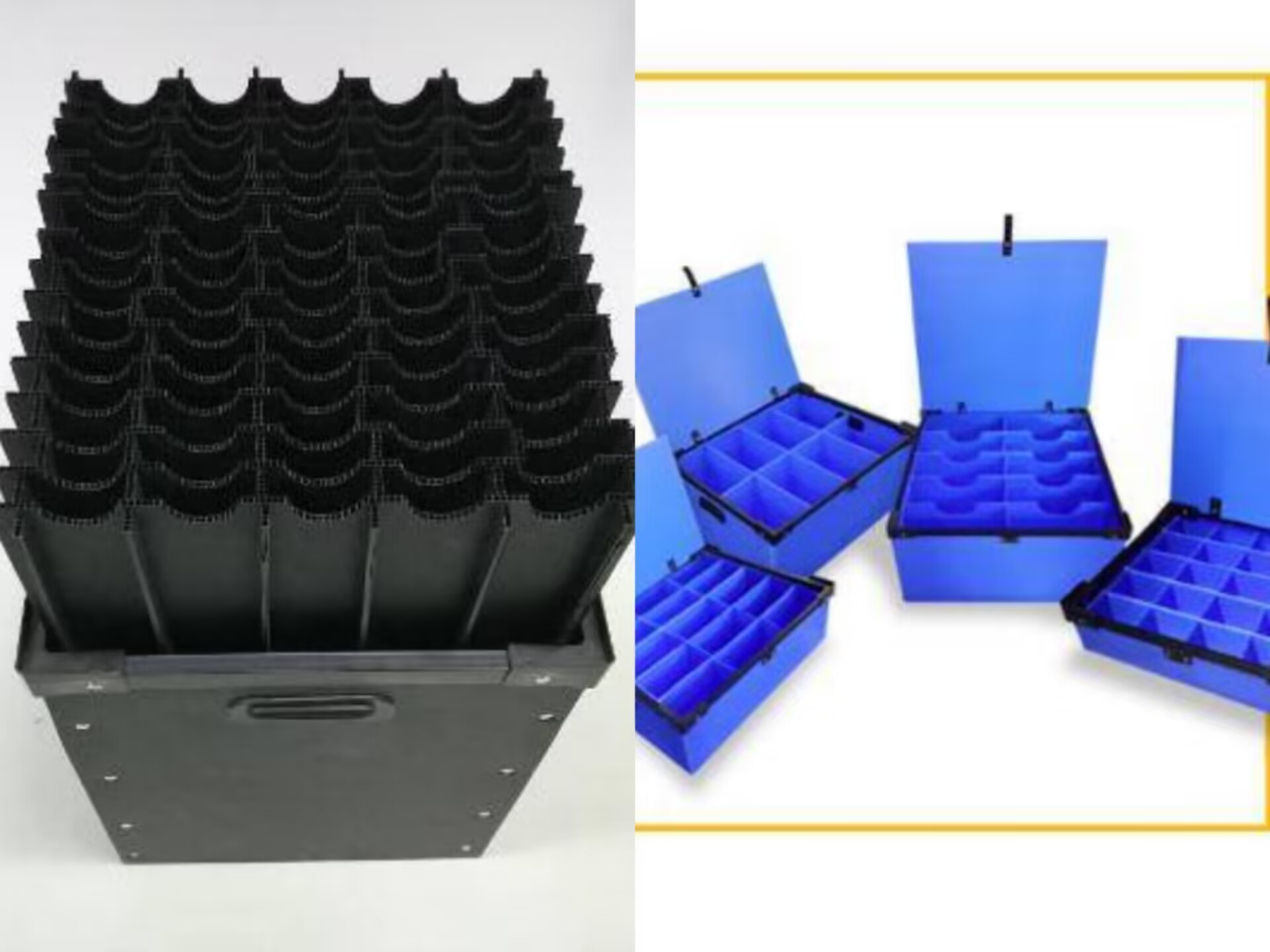 Corrugated plastic divider