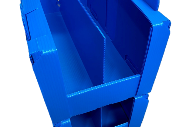 PP corrugated Pick Bins with dividers - Image 4